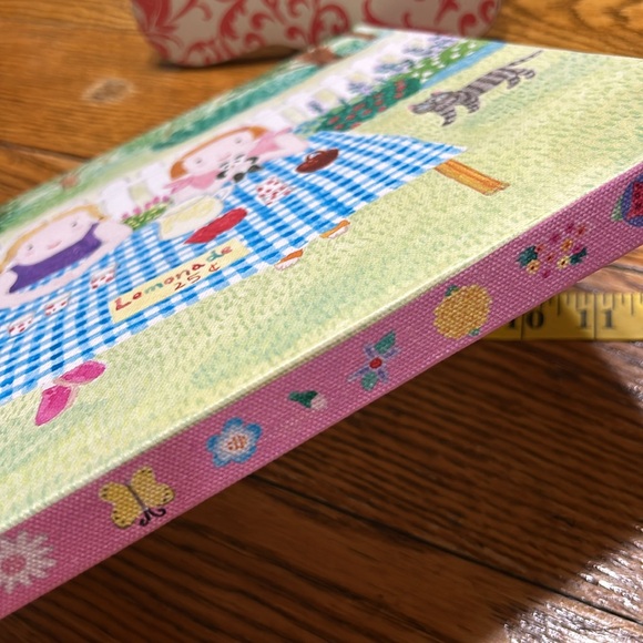 Oopsy Daisy children’s art on canvas by Mari Takabayashi.Girls at lemonade stand - Picture 10 of 11